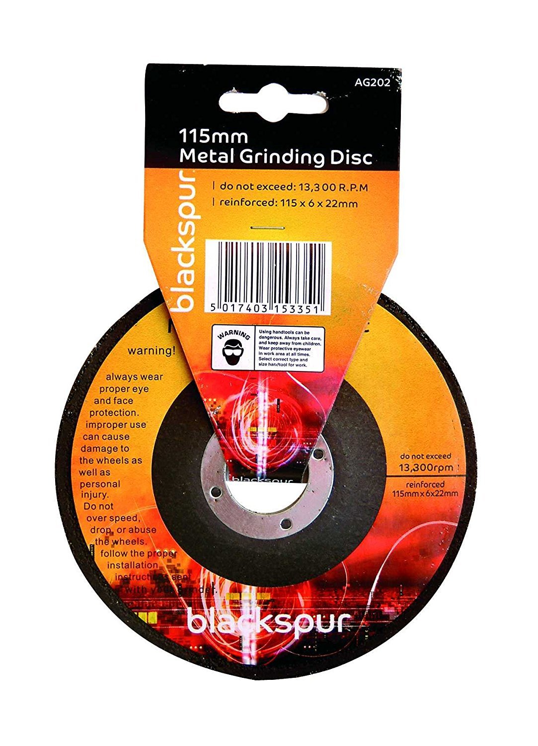 Blackspur Metal Grinding Disc 115mm