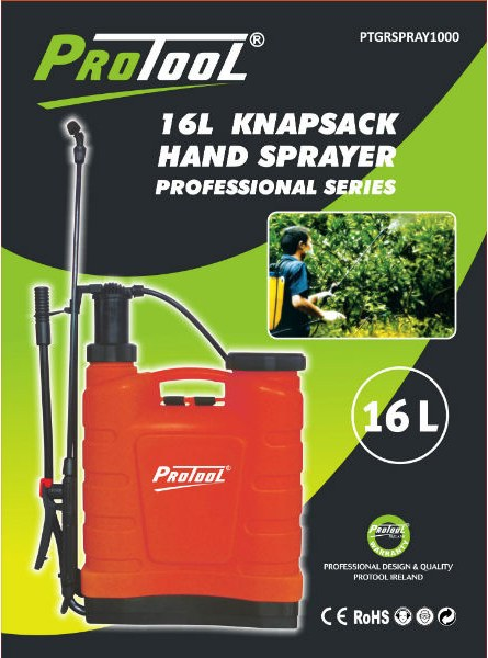 PROTOOL 16L KNAPSACK SPRAYER