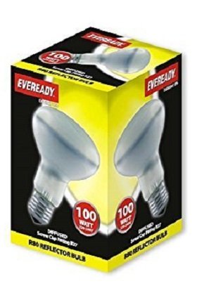 EVEREADY R80 REFLECTOR LAMP E27 100W ROUGH SERVICE