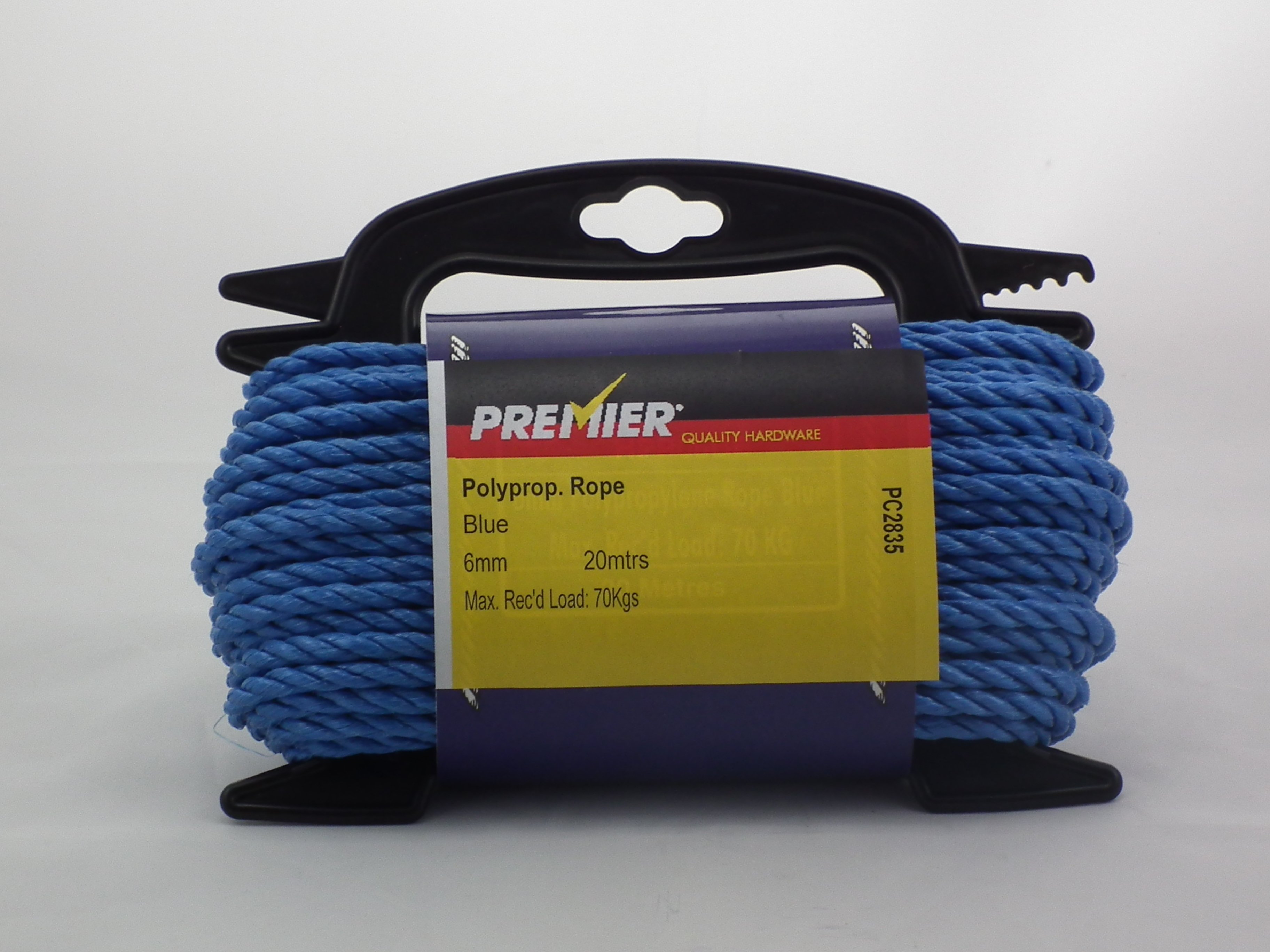 PREMIER 20 MTR 6 MM POLYPROPYLENE ROPE BLUE