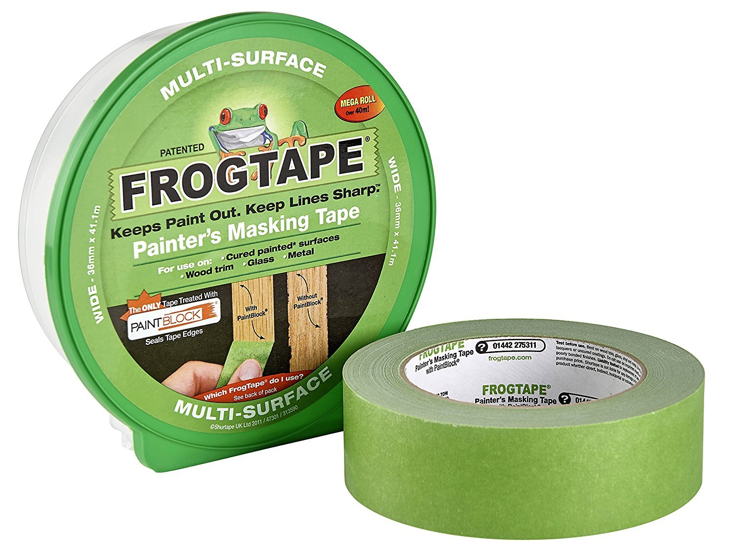 FROG TAPE MULTI SURFACE TAPE 36mm X 41.1Mtr