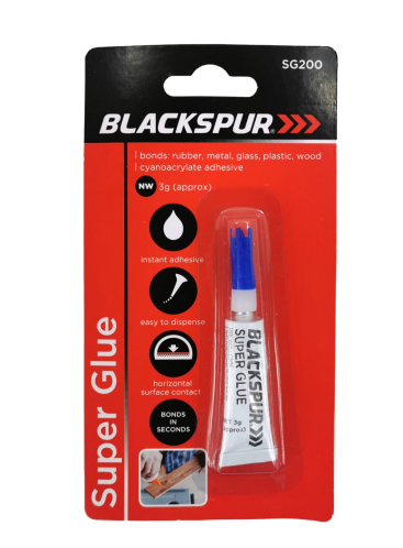 BLACKSPUR SUPER GLUE (3G TUBE)